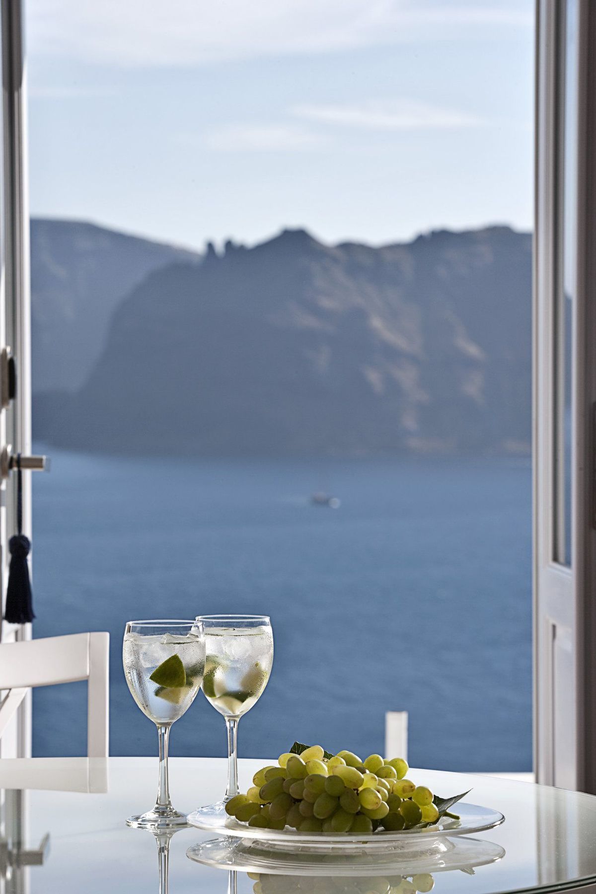 Katikies Villa Santorini - The Leading Hotels Of The World Ія Ресторан фото